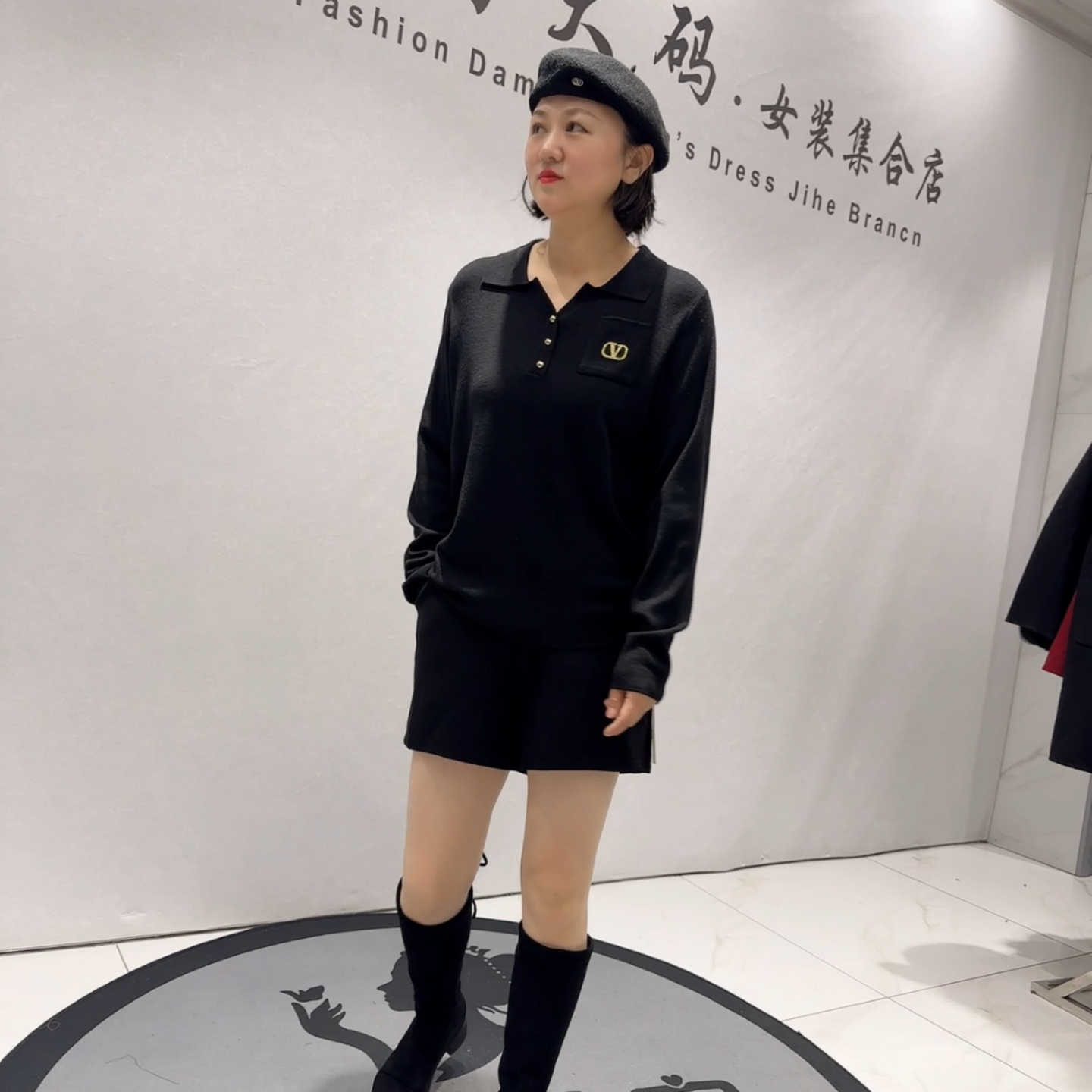 女权贵族冬季新款大码欧货针织衫