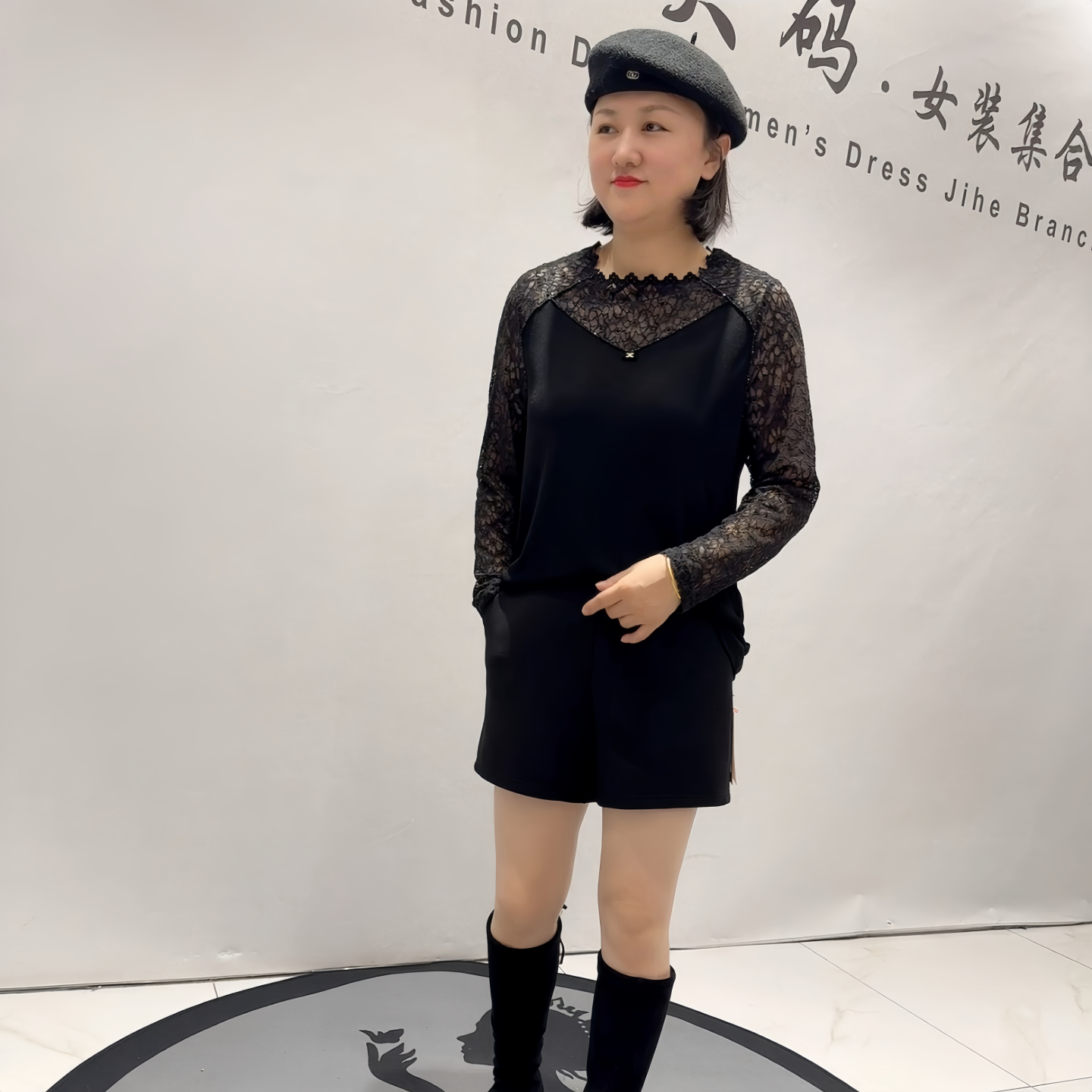 芮娜依莲年货新款大码气质打底衫