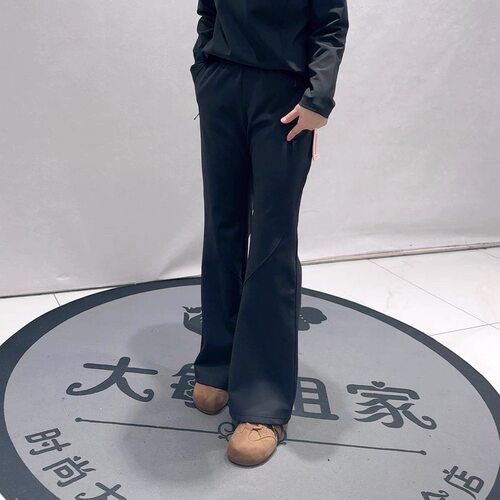 芮娜依莲秋冬新款大码加绒裤女裤
