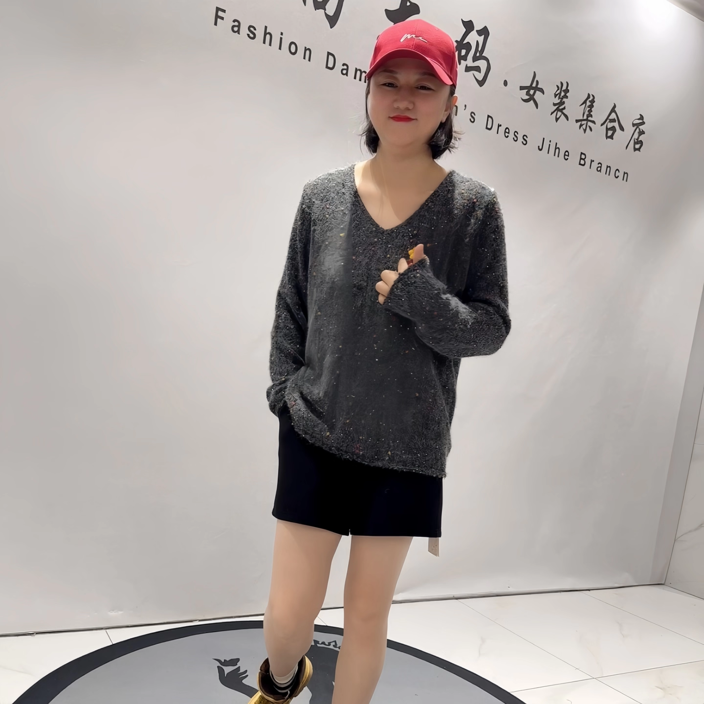 女权贵族年货新款大码针织衫上衣