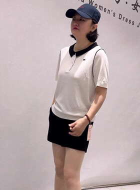 1807芮娜依莲夏季新款欧货曲珠料针织衫短袖加大码女装胖妹妹上衣