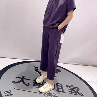 26328天骄一生水夏季新款速干面料休闲裤加大码女装胖妹妹百搭裤
