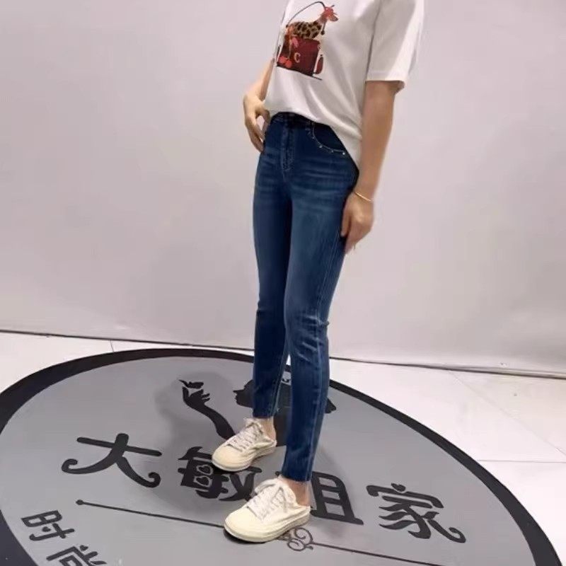 柏菲蒂8903春季新款牛仔裤加大码女装胖妹妹松紧腰显瘦百搭裤女裤,女装/女士精品,常规大码外套,淘宝优惠券,粉丝福利购,淘宝优惠卷