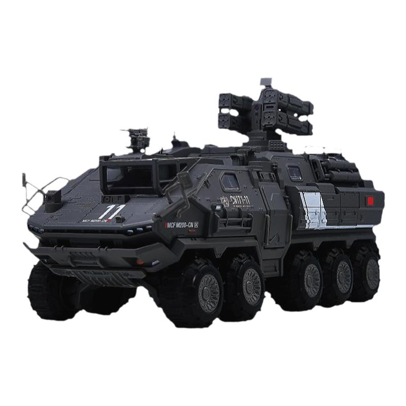 新流浪地球运兵车合金车轮式装甲车工程车模型玩具静态摆件凯迪威