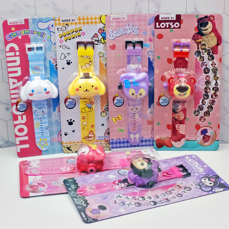 玩具手表投影卡通电子表