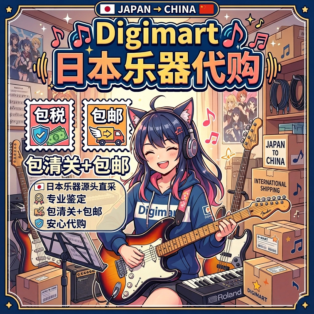 日本乐器代购 Digimart  包清关 包邮 一站式服务 免手续费