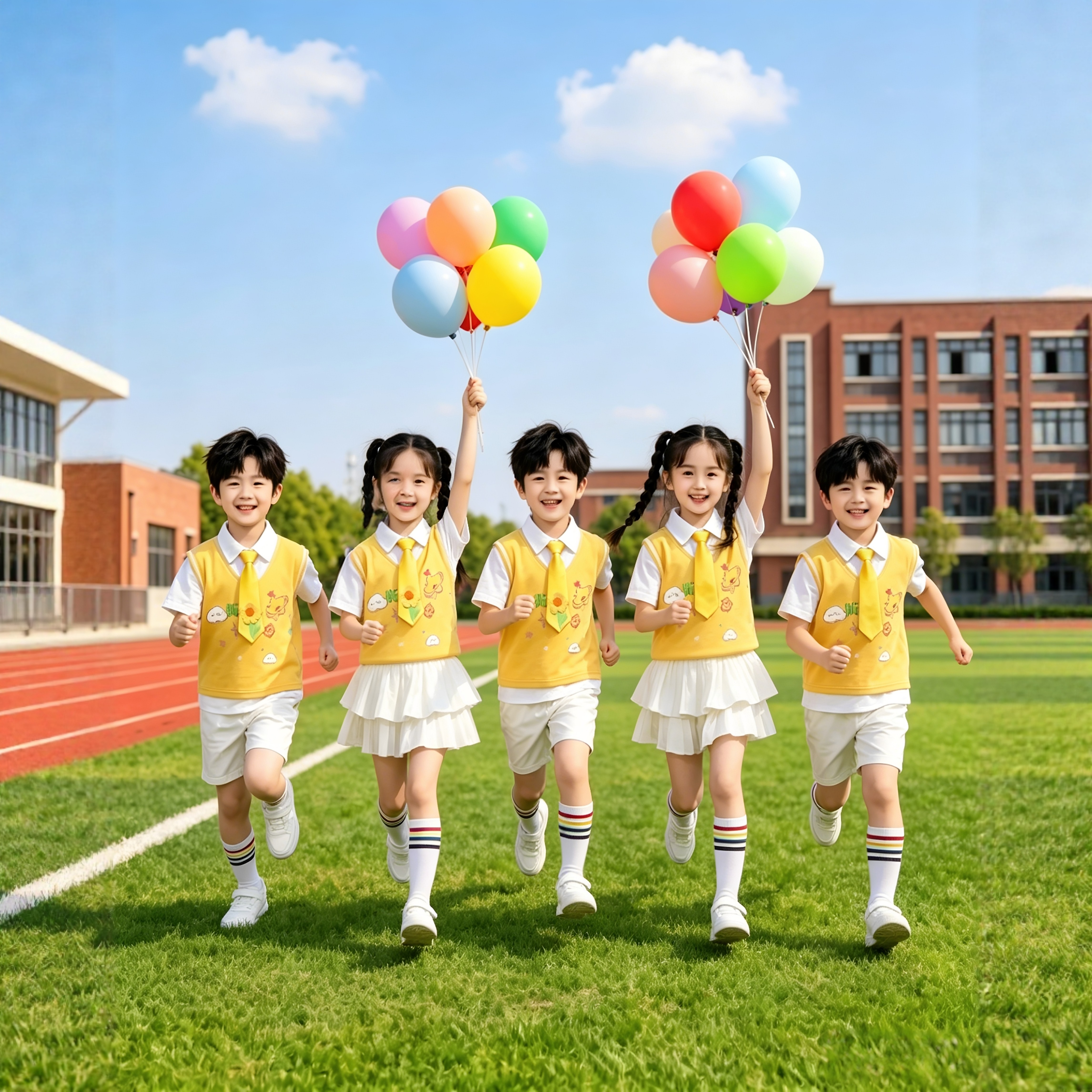  新款儿童班服表演服小学生幼儿园啦啦操运动会入场舞台演出服装