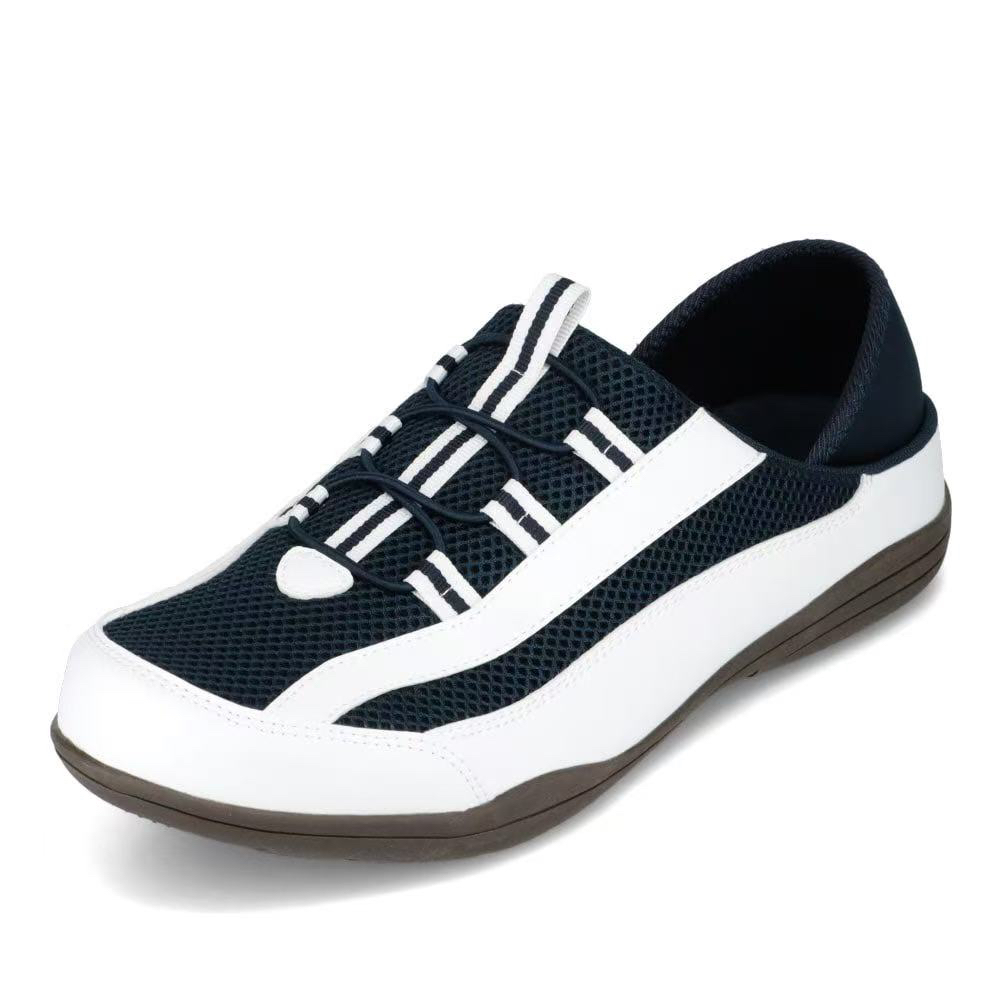 日单男鞋懒人鞋一脚蹬爸爸鞋夏季新款网面透气通勤软底休闲运动鞋