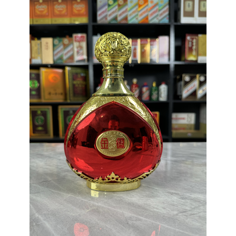 金徽酒28年50度空酒瓶摆件装饰道具收藏空瓶