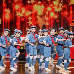 儿童小红军演出服红星闪闪服装战士爱国朗诵六一表演合唱幼儿园
