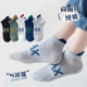 儿童袜子夏季 棉袜男童网眼透气短袜男孩学生春秋中大童运动袜 薄款