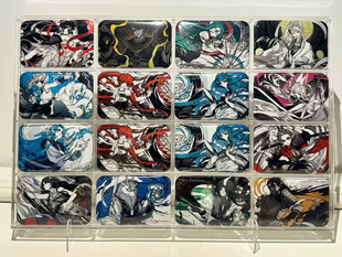 非人哉吧唧收纳盒非人哉仙山琼阁徽章方吧唧展示架长条谷子收纳盒