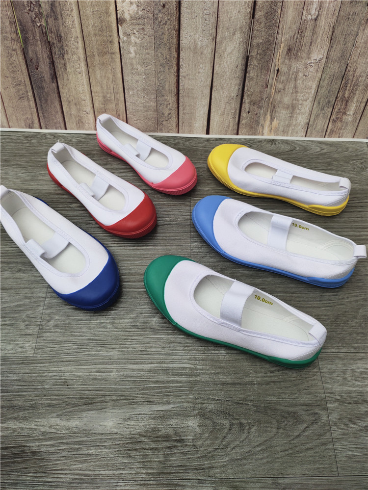 女童浅口帆布鞋幼儿园浅口室内鞋