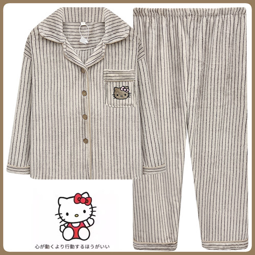 2024年新款秋冬家居服两件套睡衣