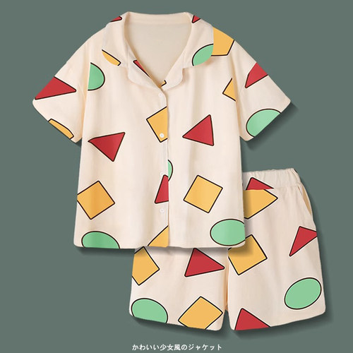 蜡笔小新睡衣夏季新款