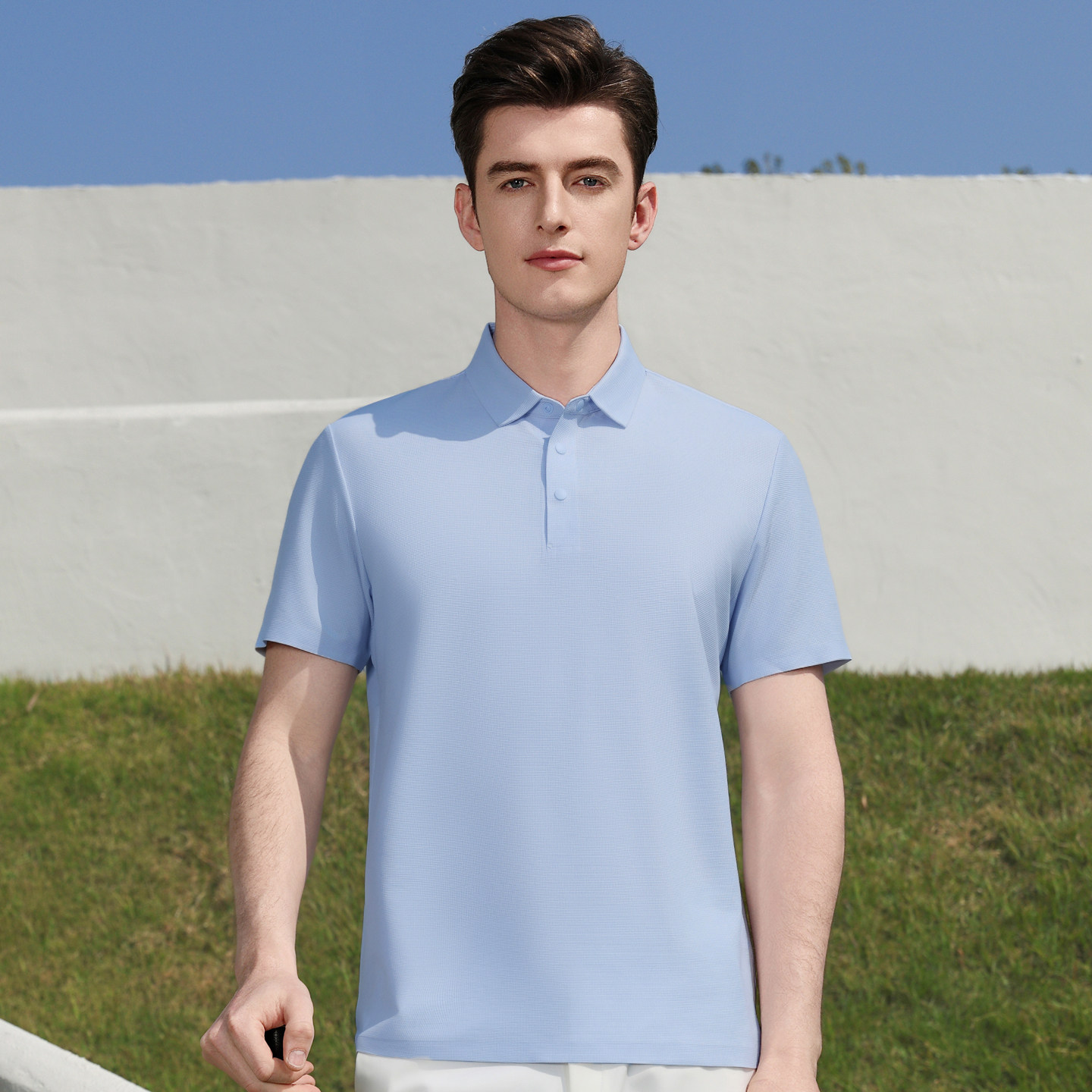短袖工作服POLO衫定制印绣logo