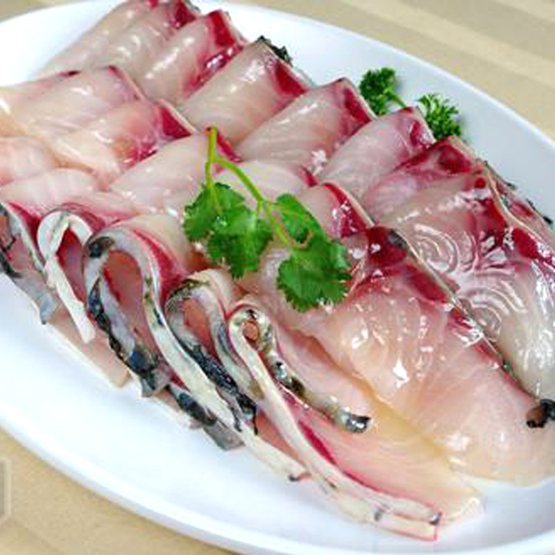 火锅鱼片 免浆乌鱼片 250克 四川火锅食材冷冻酸菜鱼 水煮鱼鱼片