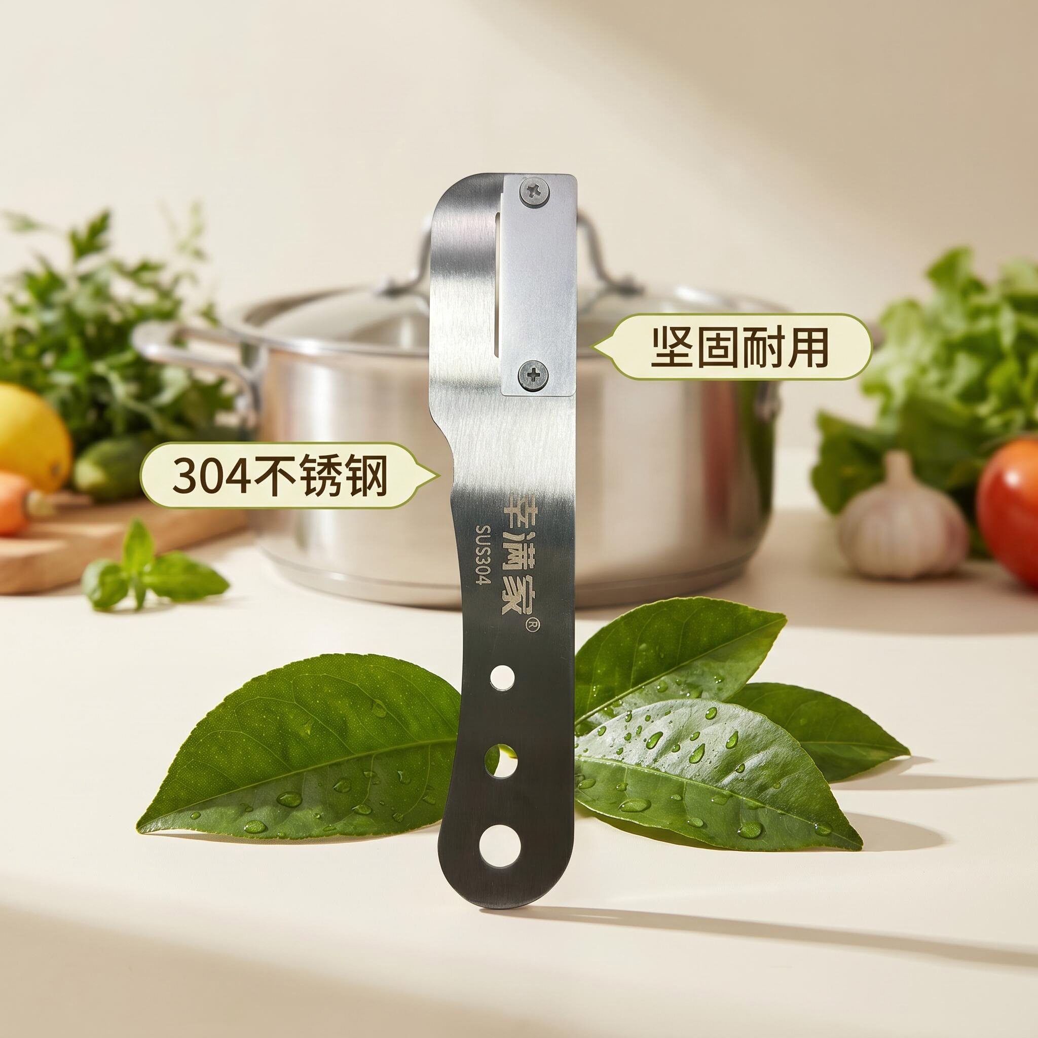 柠檬叶切丝刀304不锈钢鱼生烧烤冬阴汤配料柠檬叶削丝刀刨丝器