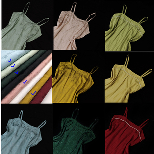 【西辞记】春夏宋制汉服女改良三角褶宋抹挖弧吊带日常内搭轻薄