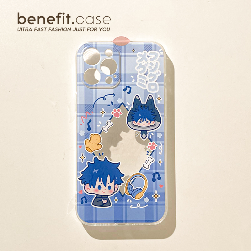 benefit咒术回战伏黑惠小卡周边适用苹果15promax手机壳iPhone13新款小米14硅胶13防摔红米k70女款note13外壳