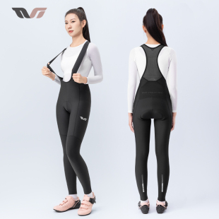 公路自行车背带裤 抓绒保暖轻薄秋季 女款 洛克兄弟TVI系列骑行长裤