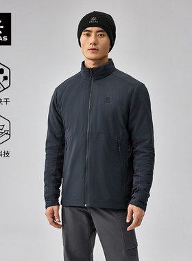 凯乐石AC40立领棉服男户外运动徒步登山外套防风保暖轻薄夹克棉衣