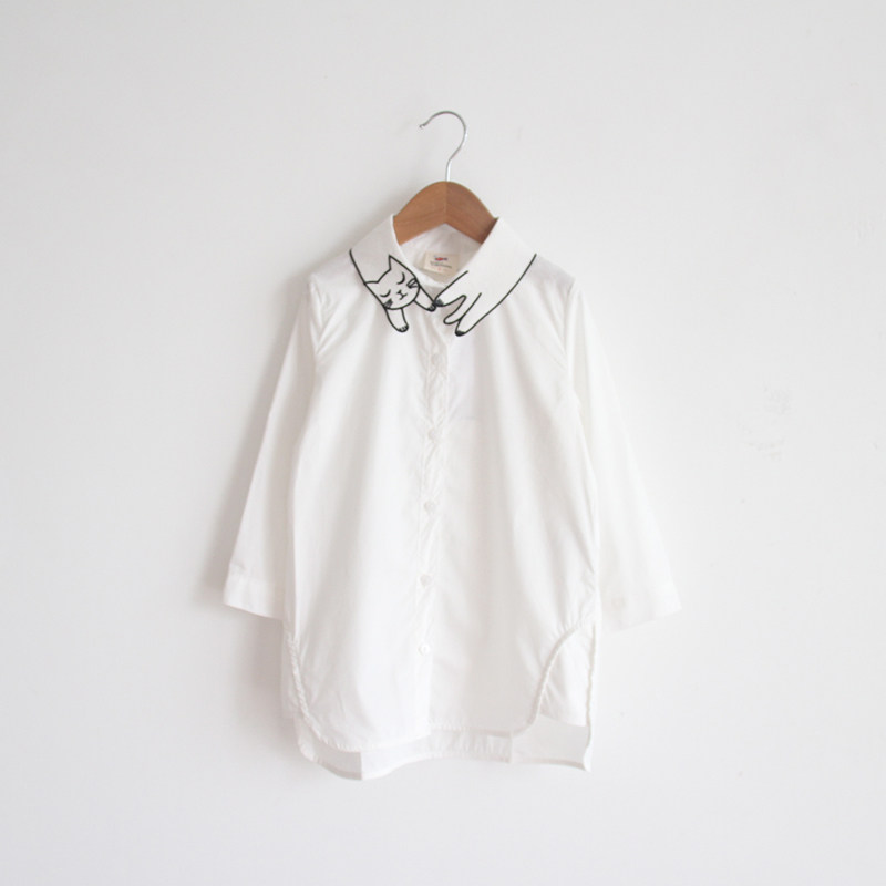 Chemise fille à manche longue - Ref 2085396 Image 4