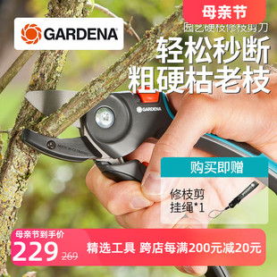 花园树枝园艺修枝剪刀 快速省力 德国进口嘉丁拿GARDENA 红点奖