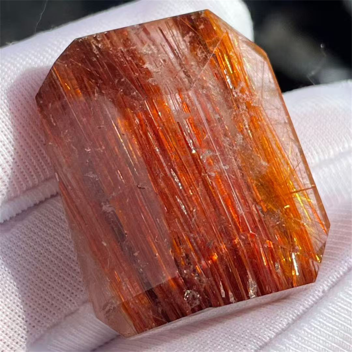 天然水晶铜发晶裸石财富饰品DIY毛衣项链挂件吊坠一物一图款