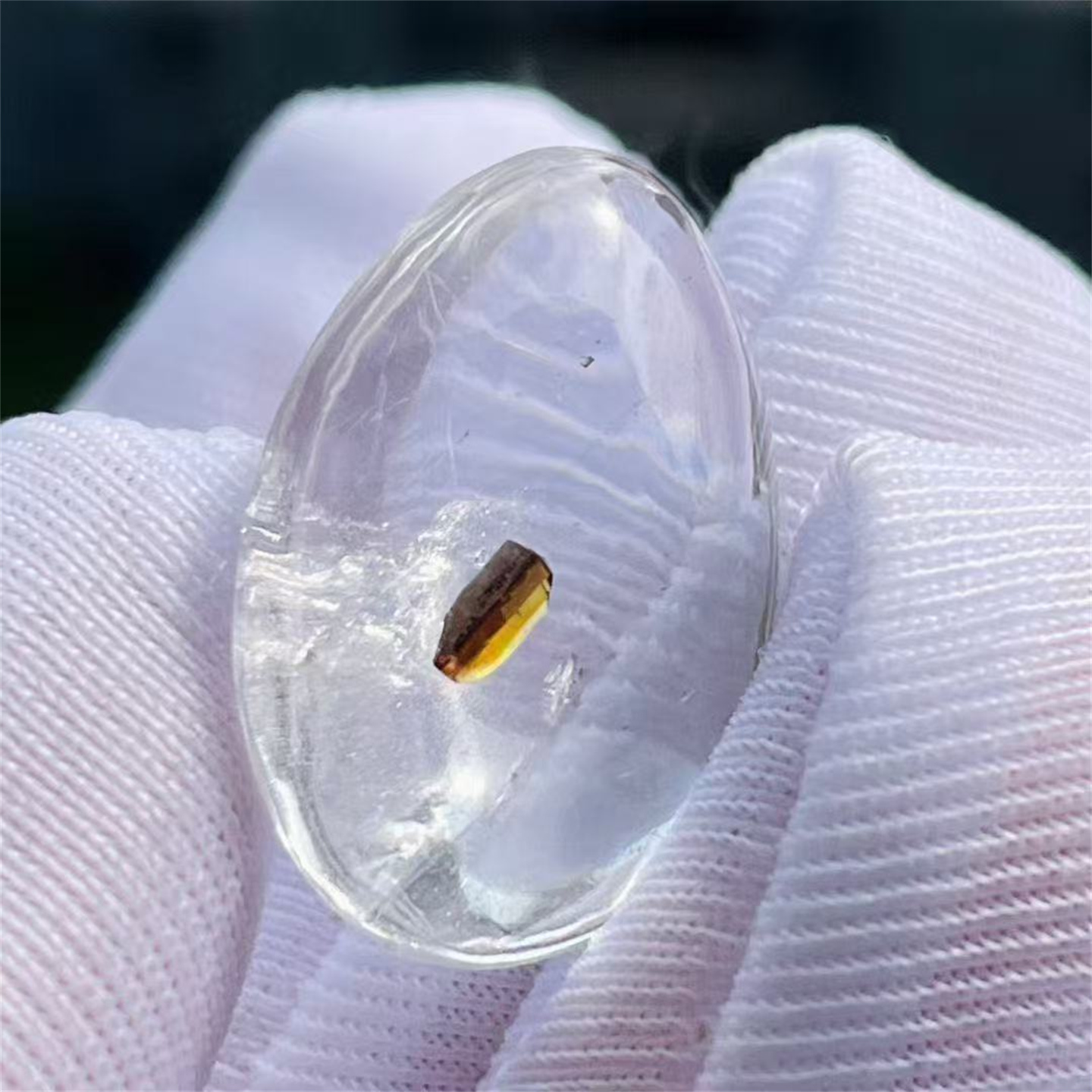 天然水晶全包裹透体矿物异象奇石DIY饰品项链挂件吊坠一物一图款