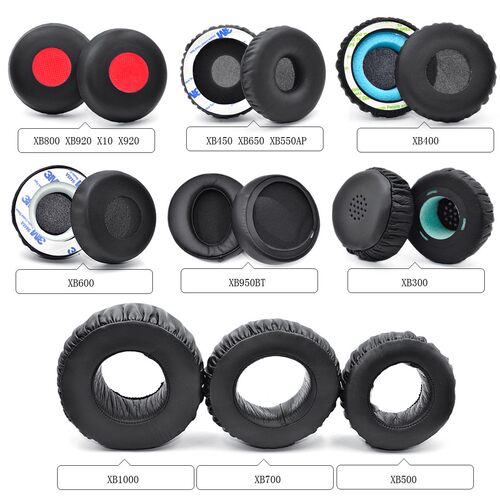 适用sony索尼MDR-XB500 XB700 XB1000耳罩XB300 XB600 XB400耳套