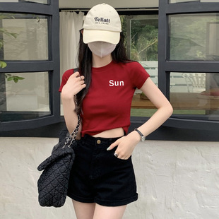 12夏装13少女装初中高中学生14闺蜜装岁女孩15短款纯棉短袖T恤16