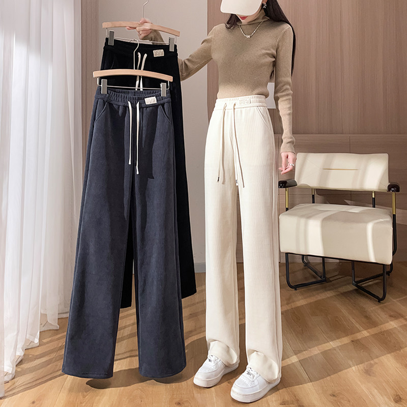 12秋冬窄版阔腿裤13初中14高中学生岁女孩15宽松直筒运动休闲裤16