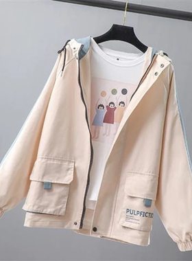 夹克少女夹克初中学生外套棒球服