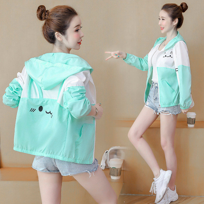 夏装空调衫防晒衣初中学生薄外套