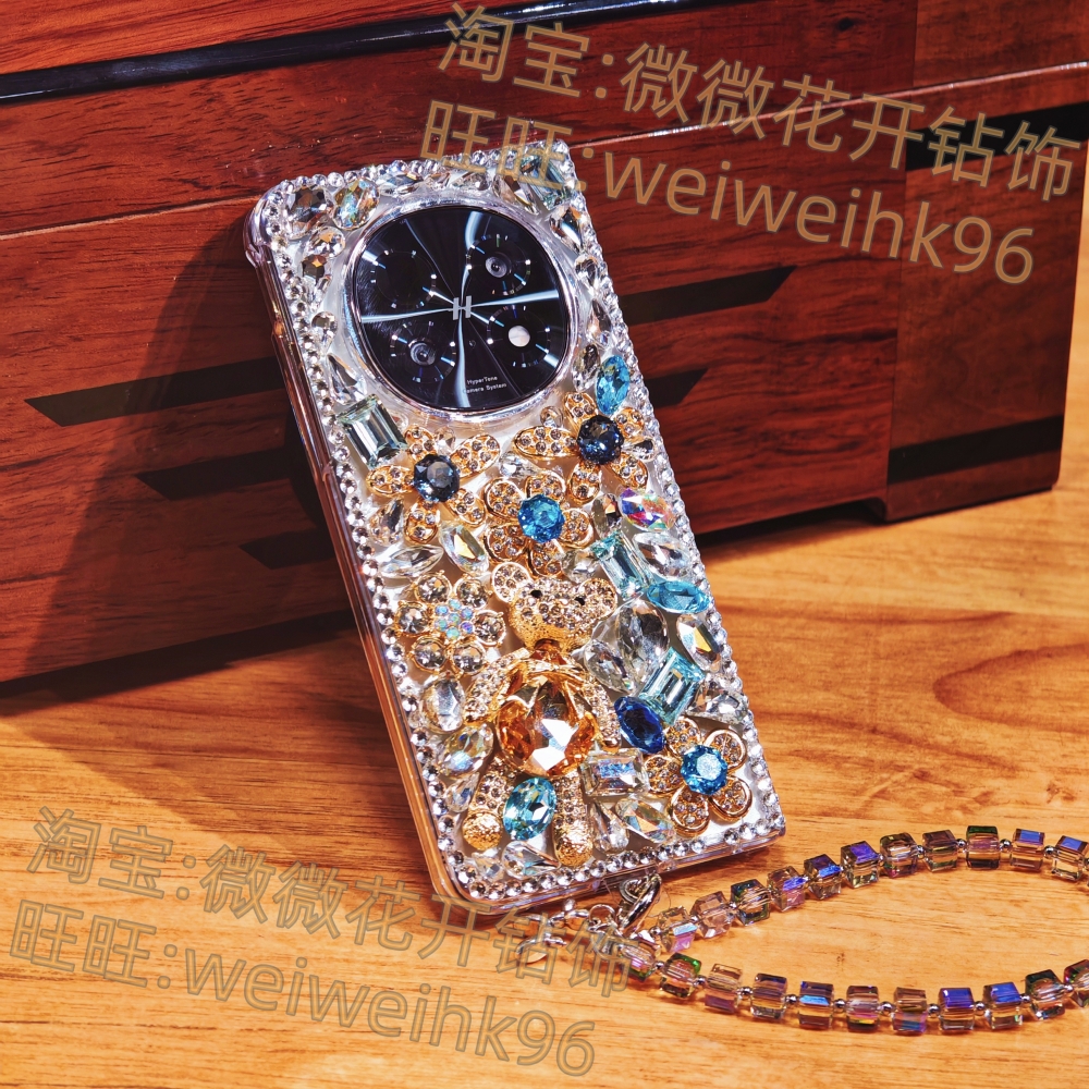适用OPPOfind N5折叠屏2025新款适合夏天的带手链挂绳高级感可爱钻女士手机壳外壳全包防摔网红爆款小香风
