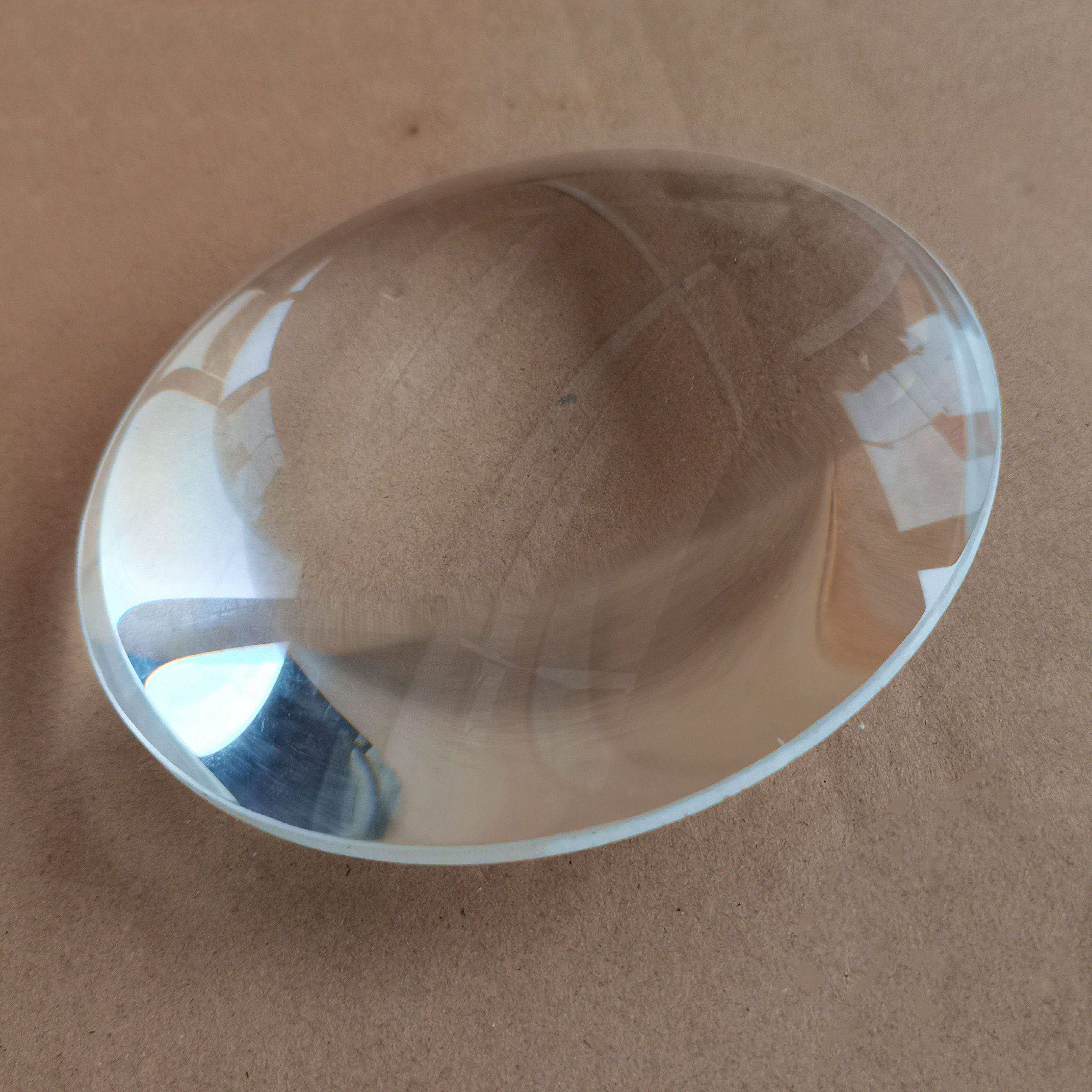 127毫米k9白玻璃中心厚度17mm20倍高清镜片超清点火放大镜台式配