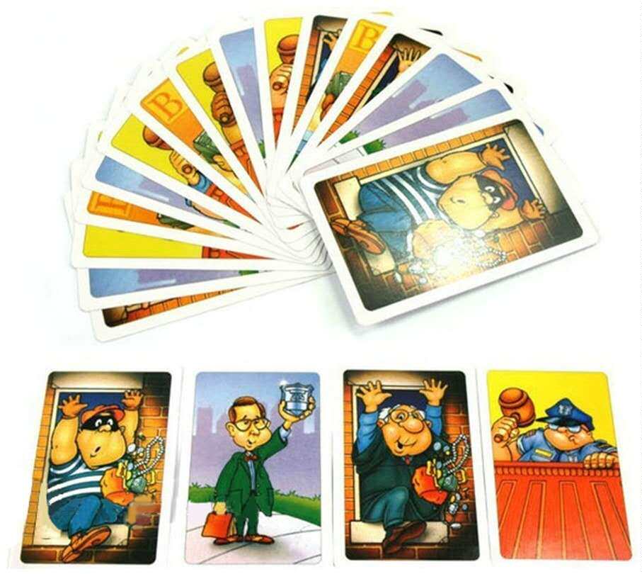 通缉令桌游卡牌游戏扑克 警察抓小偷经典搞笑多人聚会纸牌游戏