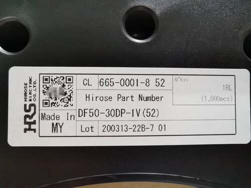 DF50-30DP-1V(52) 30PIN 1.00mm间距 原装HRS广濑连接器 现货