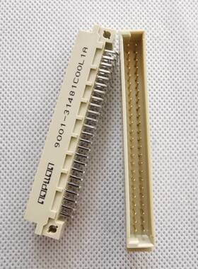 9001-35481C00A 248弯针公座 2排48针 2*24P 诺凌连接器 欧式插座