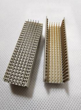 ERNI 053088 ERmet公头B型 间距2mm 125针垂直式带屏蔽 连接器PCB