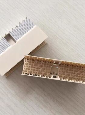 923763 ERNI原装 公头A型110针 弯角式 无焊压接带屏蔽CPCI连接器