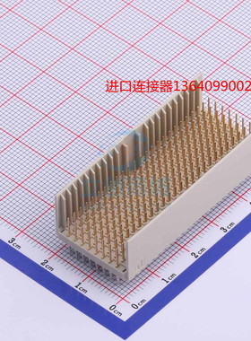 124335 ERNI恩尼 CPCI 200针200Pin DE型带屏蔽PCB连接器