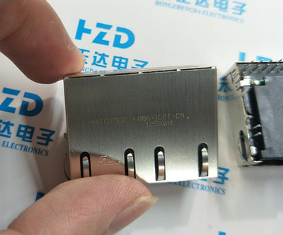 PATENTED 网络插座 1X2 L886-1G2T-CN1252WM 2 PORT RJ45 网口