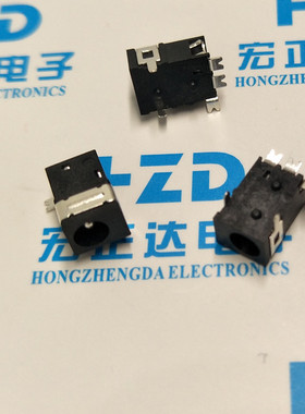 DC电源插座 DC045A 芯&1.3 前插后贴 直流电源插座 DC接口