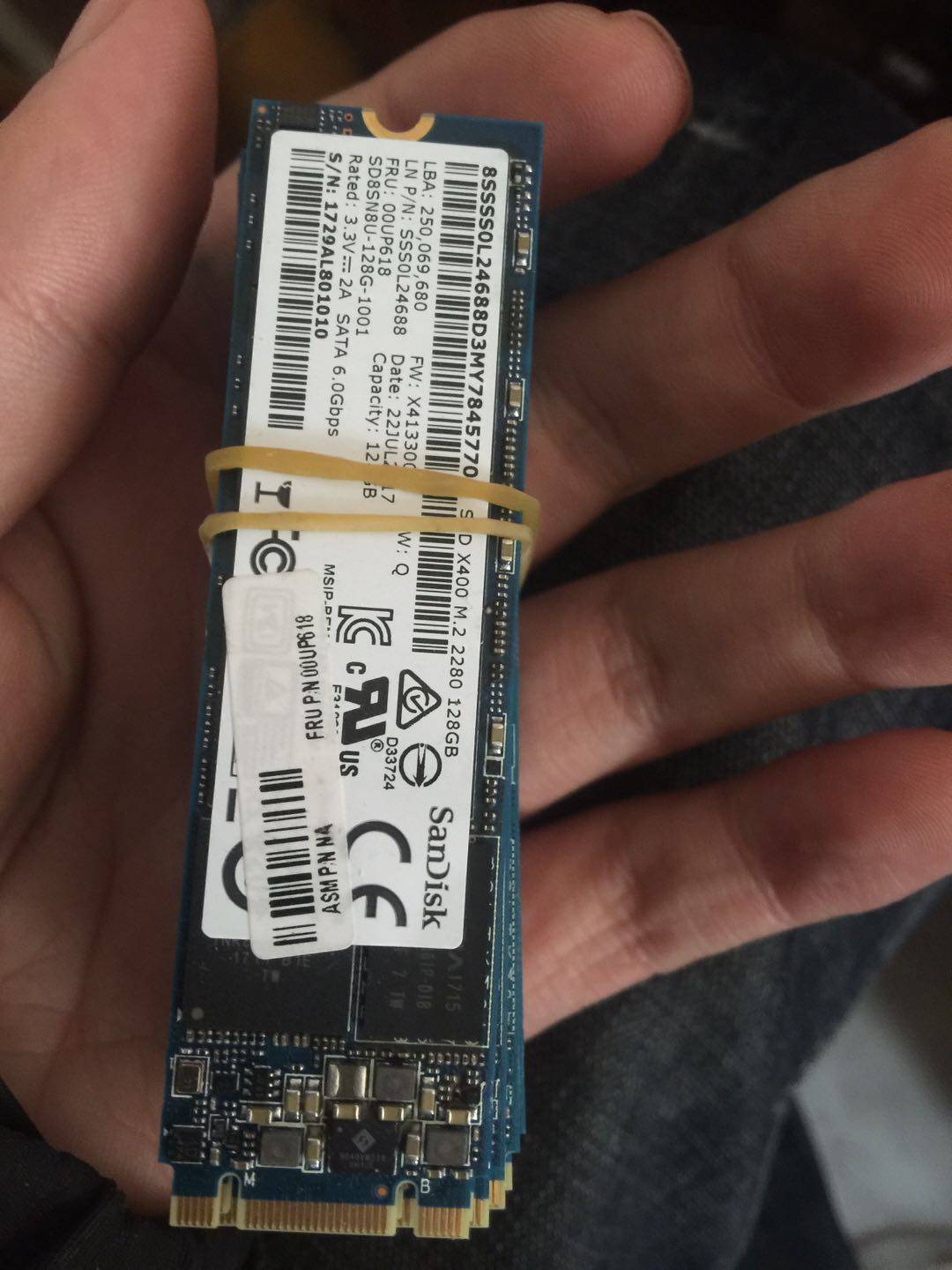 闪迪 128G 256G 512G X400 Z400 X600 SSD 固态硬盘 M2 NGFF