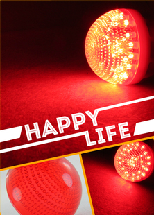 超亮红光 5WLED红色灯泡 灯笼红色猪肉节能灯植物生长灯E27螺口