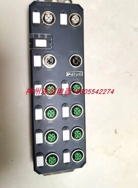 菲尼克斯 总线IO模块AXL E ETH IOL8 DI4 M12 6P订货号;2701536，
