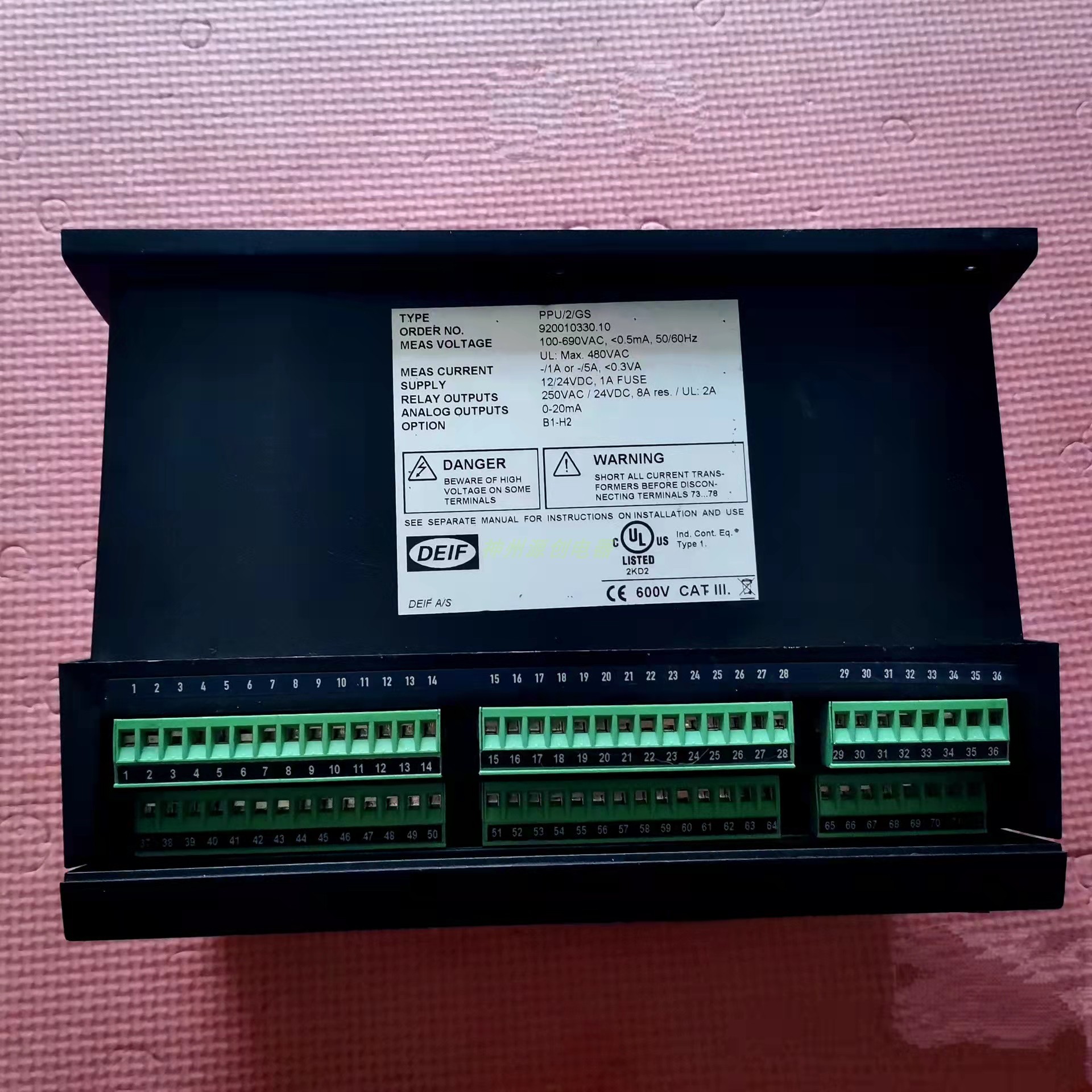 全新丹麦 丹控电器/ DEIF 自动同步模块 FAS-113DG OTIS