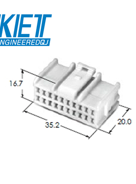 千金供应MG655633塑壳接插件KET连接器现货量大从优